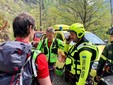Valsessera, recuperato l'uomo caduto nel torrente: l'operazione dei Vigili del Fuoco