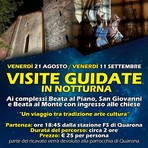 Quarona, visite guidate in notturna tra Beata al Piano, San Giovanni e Beata al Monte Quarona, visite guidate in notturna tra Beata al Piano, San Giovanni e Beata al Monte