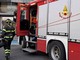Intervento dei vigili del fuoco a Borgosesia