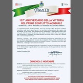 Varallo celebra il 107° anniversario della Vittoria nel Primo Conflitto Mondiale Varallo celebra il 107° anniversario della Vittoria nel Primo Conflitto Mondiale