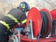 Valdilana, a fuoco catasta di legname (foto di repertorio)