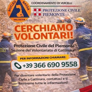 A Gattinara la Protezione Civile cerca nuovi volontari per rafforzare il gruppo locale