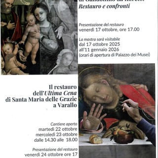 Varallo: La Sacra Parentela di Gandolfino da Roreto in mostra a Palazzo dei Musei fino all’11 gennaio