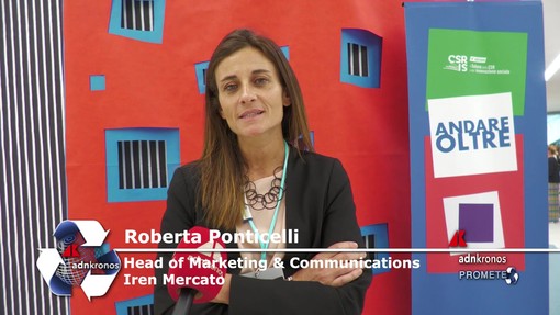 Salone Csr 2026: Ponticelli (Iren Mercato), 'nostra mission è creare consapevolezza clienti per ottimizzare consumi' Salone Csr 2026: Ponticelli (Iren Mercato), 'nostra mission è creare consapevolezza clienti per ottimizzare consumi'