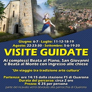 Quarona, visite guidate tra Beata al Piano, San Giovanni e Beata al Monte