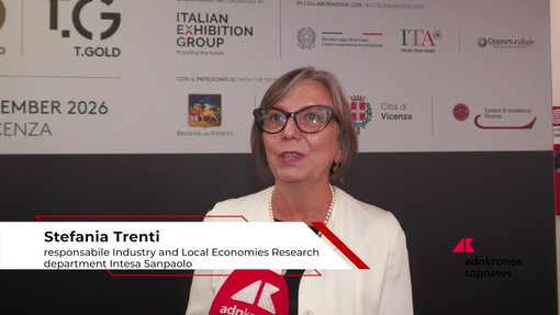 Vicenzaoro, Trenti (Intesa Sanpaolo): "Export italiano regge nonostante contesto internazionale complesso"