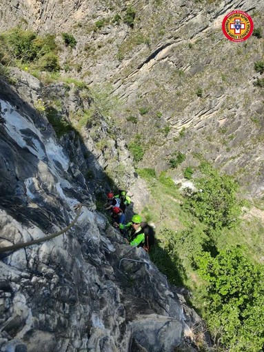 Dal Nord-ovest, cade dalla via ferrata: soccorsa un'escursionista a Bussoleno (TO) Dal Nord-ovest, cade dalla via ferrata: soccorsa un'escursionista a Bussoleno (TO)