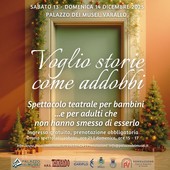 Varallo, al Palazzo dei Musei arriva “Voglio storie come addobbi”: spettacolo teatrale per bambini e adulti