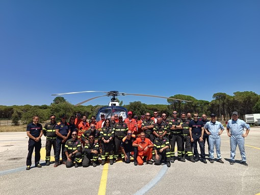 Vigili del Fuoco italiani in missione nel Sud della Francia, presente anche un biellese