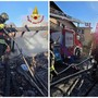 A fuoco tetto di una palazzina a Guardabosone FOTO e VIDEO