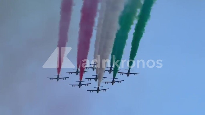 Gardone Val Trompia, lo spettacolo delle Frecce Tricolori
