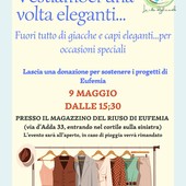 A Varallo il Magazzino del Riuso di Eufemia propone “Vestiamoci una volta eleganti”