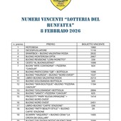 Lotteria del Runfatta, pubblicato l’elenco dei biglietti vincenti