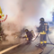 Incendio di un furgone sull'A5, arrivano i Vigili del Fuoco