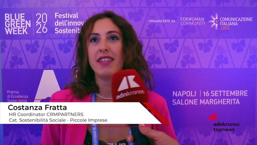 Blue Green Economy Award 2026: Fratta (CRMpartners S.r.l ), 'la persona innanzitutto dietro ogni azienda'