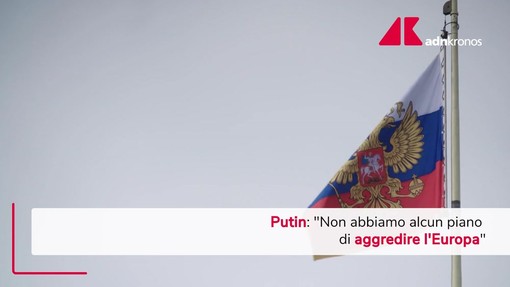 Russia, Putin: "Nessuna intenzione di attaccare l'Europa"
