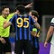 Inter-Shakhtar, nerazzurri in dieci al 68’: Bastoni espulso dopo due gialli in due minuti
