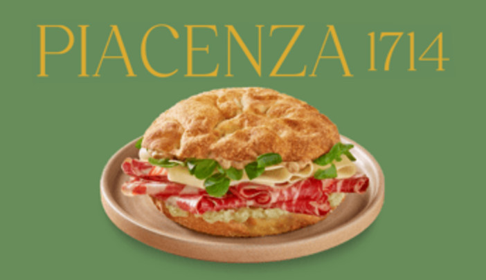 'Piacenza 1714', da Autogrill nuovo panino della linea porta in viaggio Dop e Igp Made in Italy 'Piacenza 1714', da Autogrill nuovo panino della linea porta in viaggio Dop e Igp Made in Italy