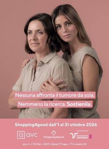 Torna Shopping4good, campagna di sensibilizzazione e fondi di QVC Italia Torna Shopping4good, campagna di sensibilizzazione e fondi di QVC Italia