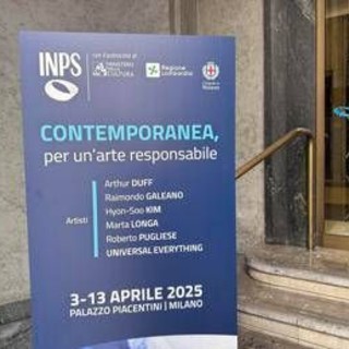 Mostre, inaugurata 'Contemporanea, per un’arte responsabile' firmata Inps
