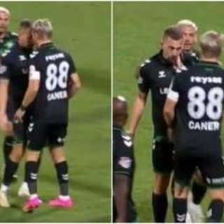 Erkin, follia in Turchia: l'ex Inter tira uno schiaffo a un compagno