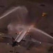 Mondiali, il Brasile parte e l'aereo viene... battezzato