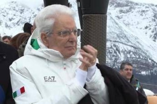 Milano Cortina, Mattarella festeggia l'oro di Brignone a bordo pista
