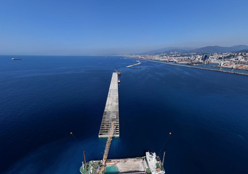 Webuild, la nuova Diga Foranea di Genova raggiunge 1,5 chilometri di lunghezza Webuild, la nuova Diga Foranea di Genova raggiunge 1,5 chilometri di lunghezza