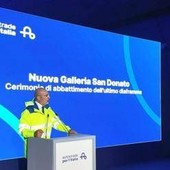 Giana (Aspi): "Nuova galleria San Donato in funzione tra 12 e 14 mesi" Giana (Aspi): "Nuova galleria San Donato in funzione tra 12 e 14 mesi"