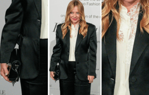 Tailleur nero e camicia bianca, alla cena della Fashion Week Meloni sceglie Ermanno Scervino Tailleur nero e camicia bianca, alla cena della Fashion Week Meloni sceglie Ermanno Scervino