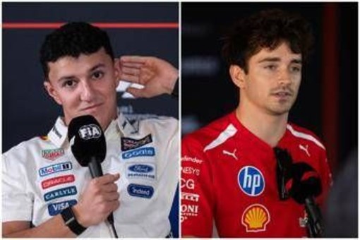 Formula 1, Hadjar: "Verstappen vincerebbe anche con Ferrari". Leclerc: "Non sa di cosa parla"