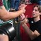 Roma-Fiorentina, Bove in lacrime per l'abbraccio della Curva Sud - Video