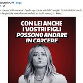 'Con Meloni i vostri figli possono andare in carcere': lo slogan choc del Pd sulla giustizia 'Con Meloni i vostri figli possono andare in carcere': lo slogan choc del Pd sulla giustizia