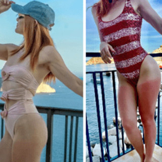 Noemi archivia le gambe 'arrostite': la replica (con stile) alle critiche