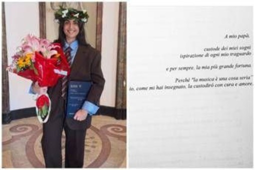La figlia di Pino Daniele si laurea e dedica la tesi al padre: "Custode dei miei sogni" La figlia di Pino Daniele si laurea e dedica la tesi al padre: "Custode dei miei sogni"