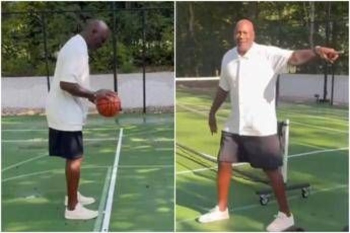 Michael Jordan torna... a fare canestro: "Ero nervoso" Michael Jordan torna... a fare canestro: "Ero nervoso"