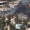 Bari, vasto incendio al campo rom: baracche distrutte, 80 evacuati Bari, vasto incendio al campo rom: baracche distrutte, 80 evacuati