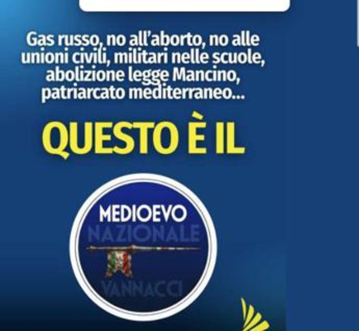 Partito Liberaldemocratico: "Programma Vannacci? Altro che 'Futuro', è 'Medioevo Nazionale'"