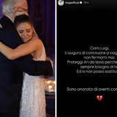Briga, il messaggio d'addio per il suocero George Eastman: "Proteggi Arianna da lassù" Briga, il messaggio d'addio per il suocero George Eastman: "Proteggi Arianna da lassù"