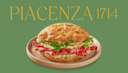 'Piacenza 1714', da Autogrill nuovo panino della linea porta in viaggio Dop e Igp Made in Italy 'Piacenza 1714', da Autogrill nuovo panino della linea porta in viaggio Dop e Igp Made in Italy