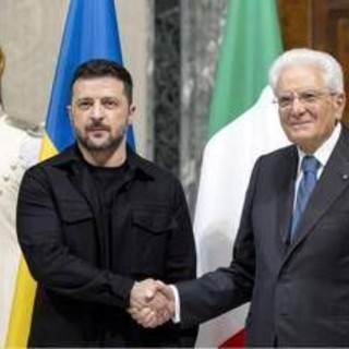 Ucraina, incontro Mattarella-Zelensky: &quot;Pieno sostegno Italia a Kiev&quot;