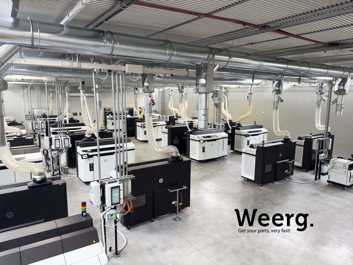 Weerg potenzia il proprio parco macchine con l'installazione di 4 nuove stampanti HP MJF 5620 Pro