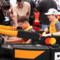 Formula 1, piloti in pista con macchine di... Lego. E pezzi di McLaren volano via - Video