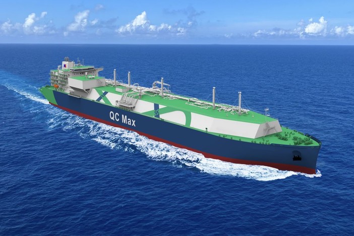 Cina, al via la costruzione di una mega nave per il trasporto di GNL