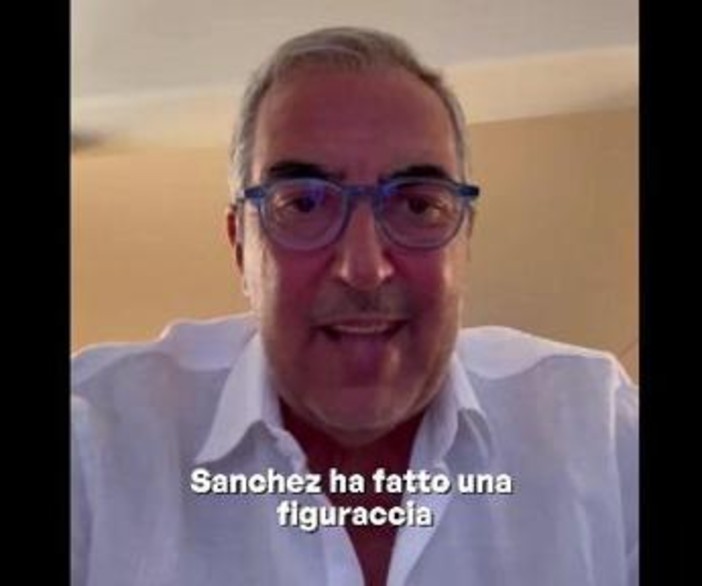 Gasparri: "Crisi migratoria e Sanchez se ne va in vacanza, gli suggeriamo noi la playlist"