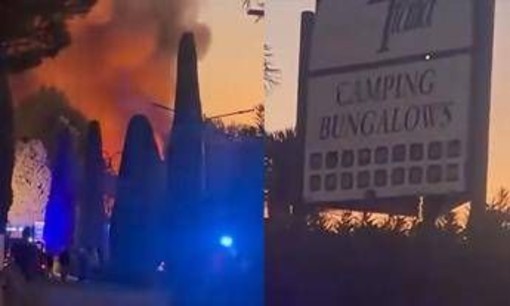 Vasto incendio in un campeggio a Peschiera del Garda: 24 feriti
