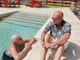 Alfonso Signorini a bordo piscina con Carlo Nordio: &quot;Sorprese d'estate&quot;