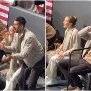 Djokovic tifoso a Milano Cortina, vede il pattinaggio e... 'impazzisce'