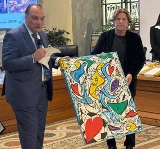 Mihajlović nel 'cuore' di tutti, premio alla memoria e opera d'arte di Benito Macerata Mihajlović nel 'cuore' di tutti, premio alla memoria e opera d'arte di Benito Macerata