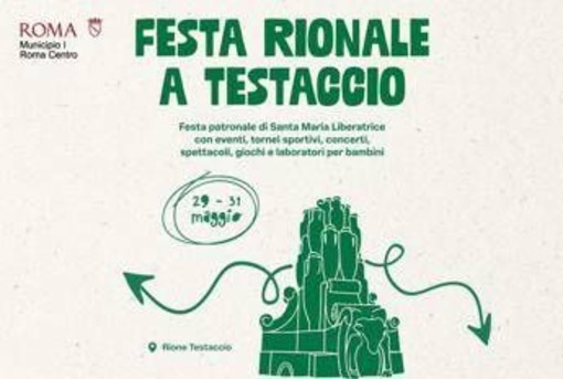 Roma: ritorna la festa patronale di Santa Maria Liberatrice al Rione Testaccio Roma: ritorna la festa patronale di Santa Maria Liberatrice al Rione Testaccio
